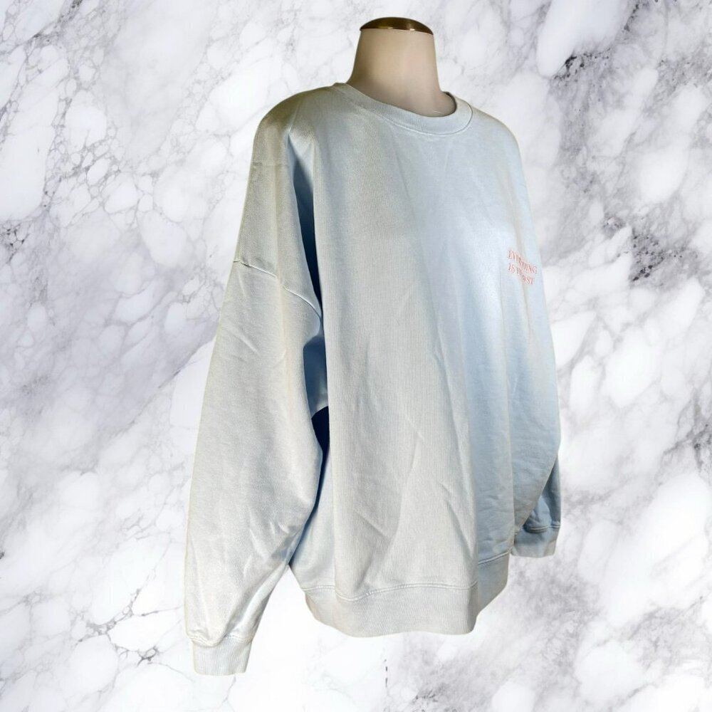 LPA Everything Is The Best Sweatshirt - Cloud Blue - Picture 3 of 12